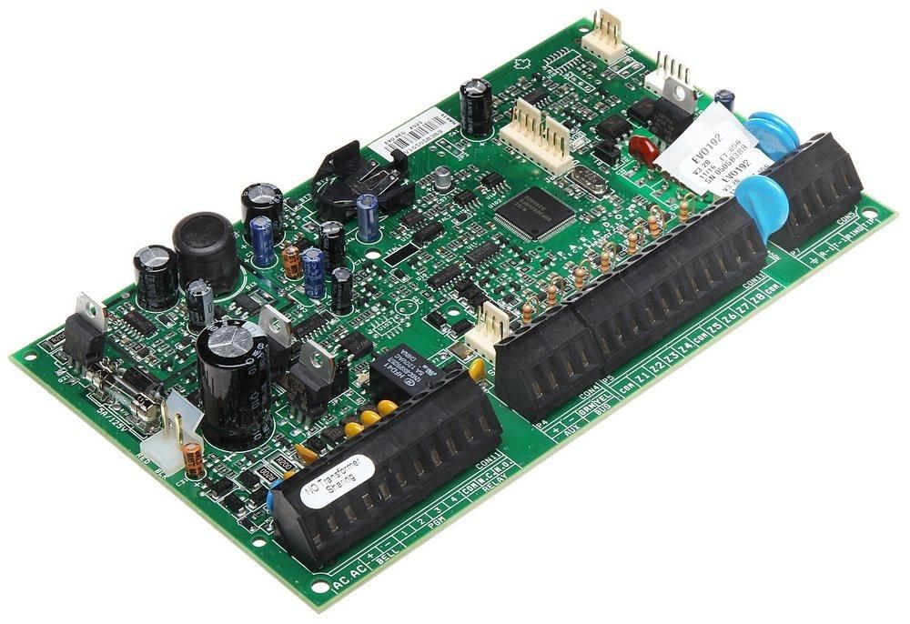 Centrala alarma adresabila Paradox EVO192 cu cutie si traf, 192 zone, 8 partitii, control acces