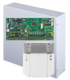 Centrala alarma Paradox Spectra SP6000 cu tastatura LED K32+, cutie si traf, 8 zone, 2 partitii