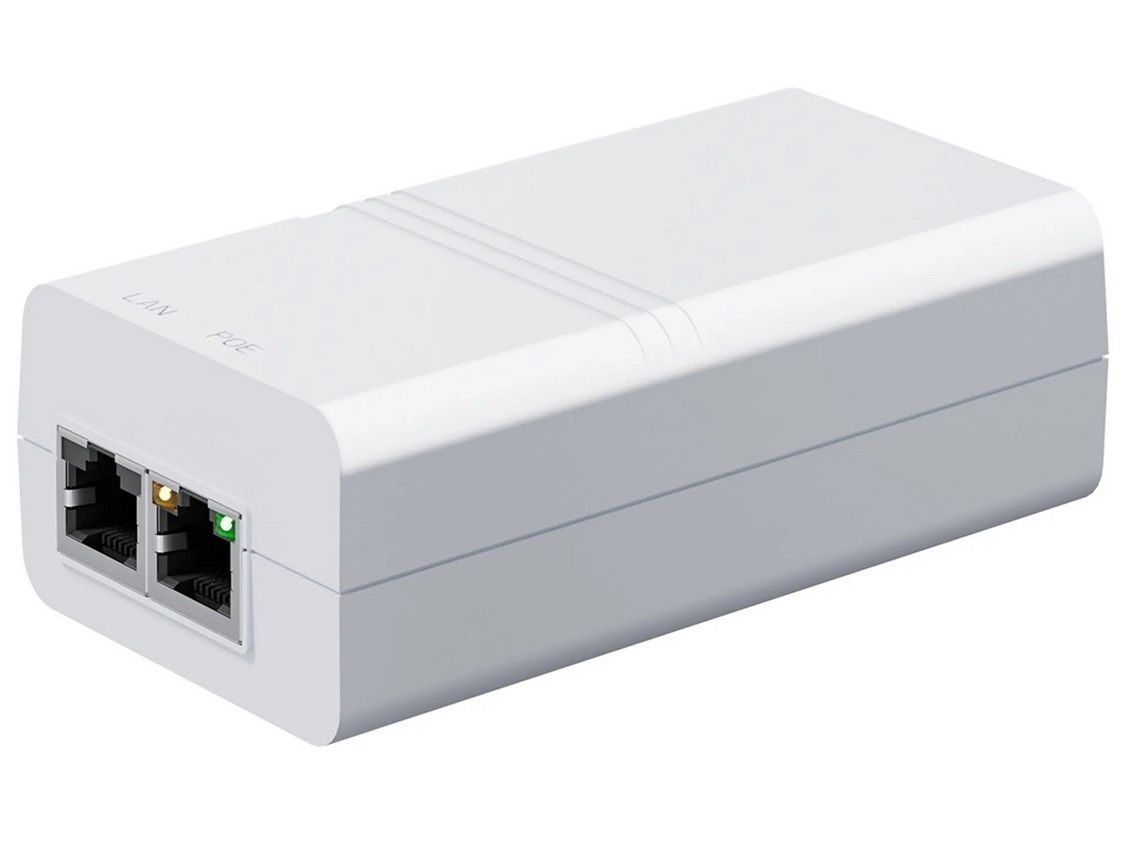 Injector PoE+ Gigabit Paradox EG30, 30 W, alimentare 100–240 V, pentru centrala wireless Paradox M25