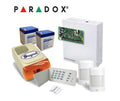 Kit alarma cablat Paradox SP4000 cu tastatura K636, 2 senzori de miscare si sirena exterioara