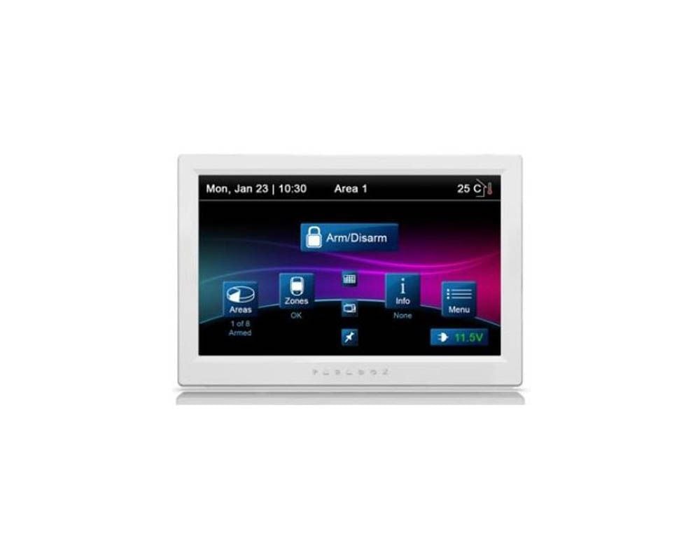 Centrala alarma Paradox Spectra SP7000 cu tastatura touchscreen TM70, cutie si traf, 16 zone