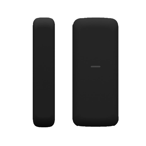 Contact magnetic wireless slim Hikvision AX PRO DS-PDMCS-EG2-WE negru, 868 MHz, raza 1 km, tamper