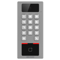 Terminal control acces si videointerfon Hikvision DS-K1T502DBWX-C, card Mifare, PIN, camera 2MP