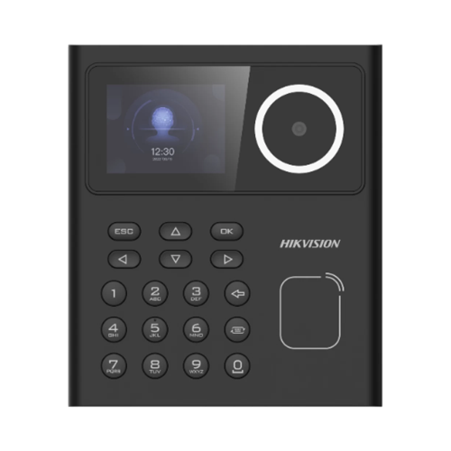 Terminal control acces Hikvision DS-K1T320MWX, recunoastere faciala, card Mifare si PIN, 2MP, Wi-Fi