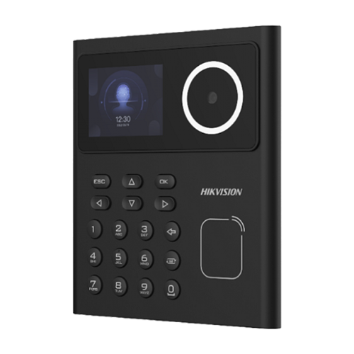 Terminal control acces Hikvision DS-K1T320MWX, recunoastere faciala, card Mifare si PIN, 2MP, Wi-Fi