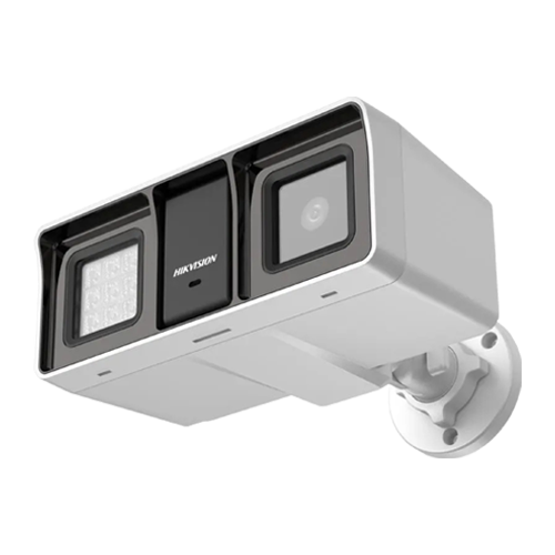 Camera analogica HD bullet 2MP Hikvision DS-2CE18D0T-LFS, lentila 2.8 mm, IR si lumina alba 60 m
