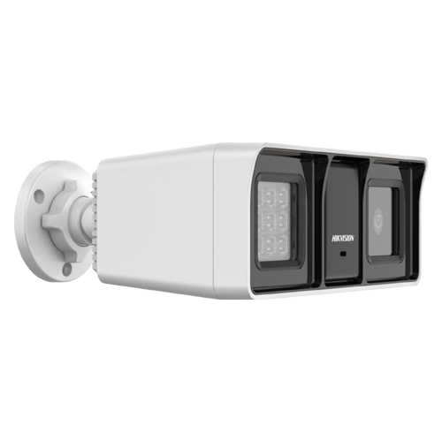 Camera analogica HD bullet 2MP Hikvision DS-2CE18D0T-LFS, lentila 2.8 mm, IR si lumina alba 60 m