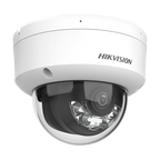 Camera IP dome 4K Hikvision DS-2CD1183G2-LIUF, lentila 2.8 mm, IR si lumina alba 30 m, microfon