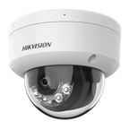 Camera IP dome 4K Hikvision DS-2CD1183G2-LIUF, lentila 2.8 mm, IR si lumina alba 30 m, microfon