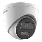 Camera IP turret 4K Hikvision DS-2CD1383G2-LIUF, lentila 2.8 mm, IR si lumina alba 30 m, microfon