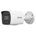Camera IP bullet 4MP Hikvision DS-2CD1047G2H-LIU, lentila 2.8 mm, IR si lumina alba 30 m, microfon
