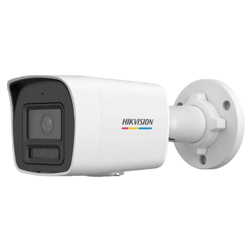 Camera IP bullet 4MP Hikvision DS-2CD1047G2H-LIU, lentila 2.8 mm, IR si lumina alba 30 m, microfon