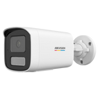 Camera IP bullet 4MP Hikvision DS-2CD1T47G2H-LIU, lentila 4 mm, IR si lumina alba 50 m, microfon