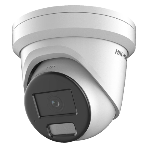 Camera IP turret 4MP Hikvision AcuSense DS-2CD2346G2H-IU, lentila 2.8 mm, IR 30 m, microfon