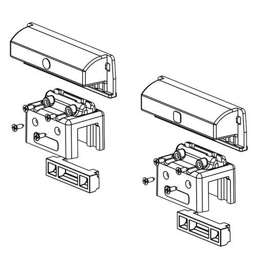 Limitator magnetic de cursa FAAC 63001035 pentru motoarele de poarta culisanta FAAC 740, 746 si 844