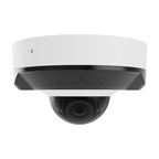 Camera IP mini dome 5MP Ajax DomeCam alba, lentila 2.8 mm, IR 30 m, microfon, microSD, PoE