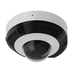 Camera IP mini dome 5MP Ajax DomeCam alba, lentila 2.8 mm, IR 30 m, microfon, microSD, PoE