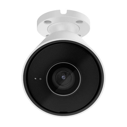 Camera IP bullet 5MP Ajax BulletCam alba, lentila 2.8 mm, IR 35 m, microfon, microSD, PoE, IP65