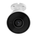 Camera IP bullet 5MP Ajax BulletCam alba, lentila 2.8 mm, IR 35 m, microfon, microSD, PoE, IP65