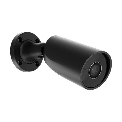 Camera IP bullet 4K Ajax BulletCam neagra, lentila 2.8 mm, IR 35 m, microfon, microSD, PoE
