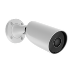 Camera IP bullet 4K Ajax BulletCam alba, lentila 4 mm, IR 35 m, microfon, microSD, PoE, IP65