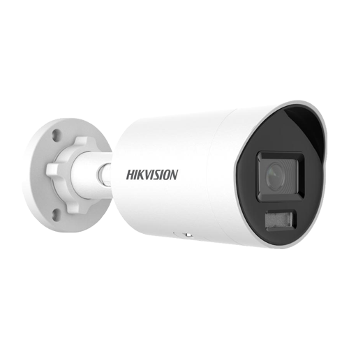 Camera IP bullet 4MP Hikvision DS-2CD2047G2H-LIU, lentila 2.8 mm, IR si lumina alba 40 m, microfon