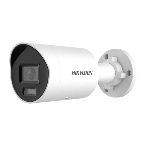 Camera IP bullet 4MP Hikvision DS-2CD2047G2H-LIU, lentila 2.8 mm, IR si lumina alba 40 m, microfon