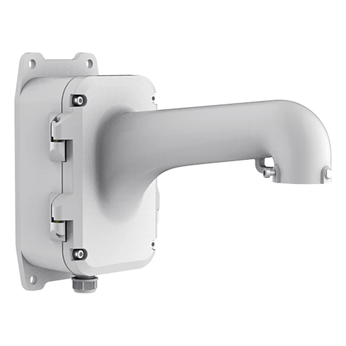 Suport de perete cu doza Hikvision DS-1604ZJ-BOX pentru camere Speed Dome, max 10 kg, aluminiu