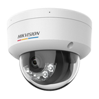 Camera IP dome 6MP Hikvision DS-2CD1167G2H-LIU, lentila 2.8 mm, IR si lumina alba 30 m, microfon