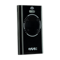 Telecomanda FAAC XT4 SLH LR cu 4 canale, 433 MHz, neagra, pentru automatizari porti si bariere FAAC