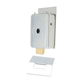 Incuietoare electrica FAAC 712650 de 12V AC pentru porti batante, placa de receptie, fara cilindru