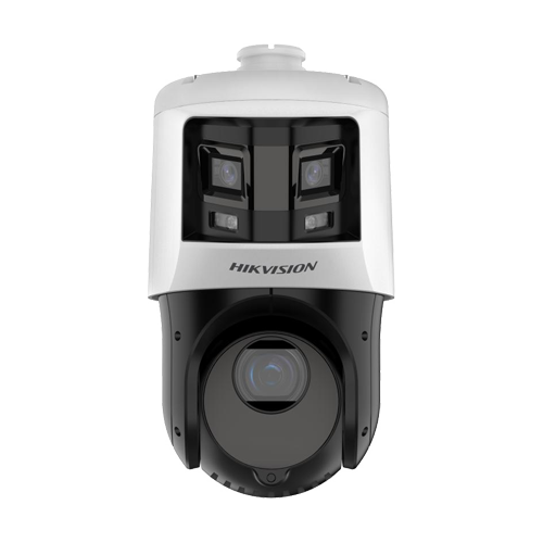 Camera dubla IP Hikvision DS-2SE4C425MWG-E26F0, panoramica 6MP 180 grade + PTZ 4MP zoom 25x, IP66