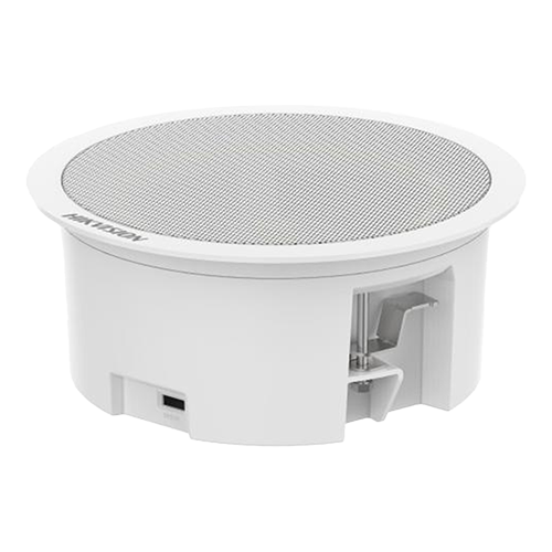 Difuzor IP master de tavan Hikvision DS-QAZ1206G1-BE, 6 W, PoE, Bluetooth, memorie 4 GB, 2 alarme