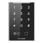 Cititor control acces Hikvision DS-K1109DKB-QR cu card Mifare, cod QR, tastatura, Wiegand, RS-485
