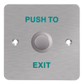 Buton de iesire Hikvision DS-K7P01 pentru montaj ingropat, panou din aluminiu, contacte NO/NC/COM