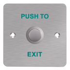 Buton de iesire Hikvision DS-K7P01 pentru montaj ingropat, panou din aluminiu, contacte NO/NC/COM