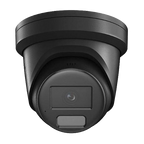 Camera IP turret 4MP Hikvision DS-2CD2347G2H-LIU neagra, lentila 2.8 mm, IR si lumina alba 40 m
