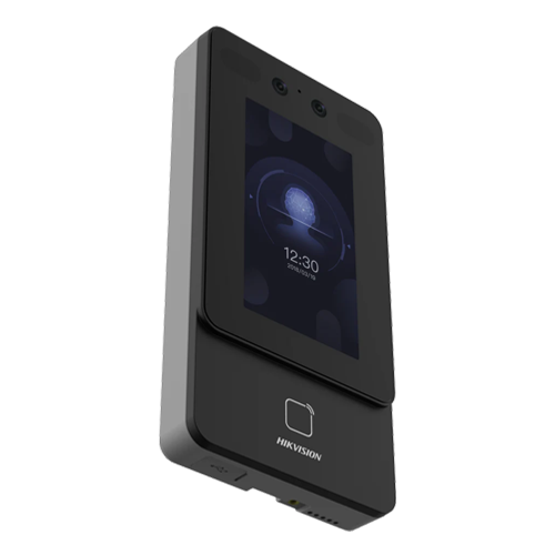 Terminal control acces Hikvision DS-K1T342MWX-E1, recunoastere faciala, card Mifare, PIN, Wi-Fi, PoE