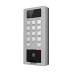 Terminal control acces si videointerfon Hikvision DS-K1T502DBFWX-C, amprenta, card, PIN, camera 2MP