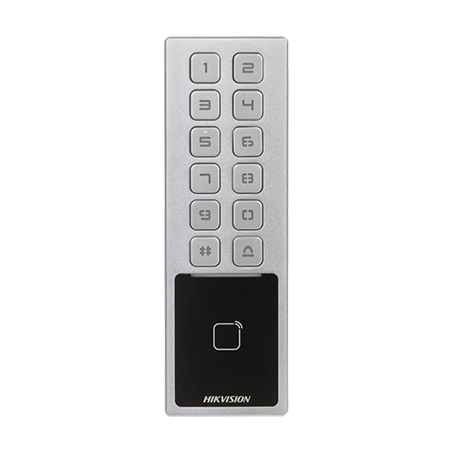 Terminal control acces Hikvision DS-K1T805MBWX, card Mifare, PIN, Bluetooth, Wi-Fi, OSDP, IP65