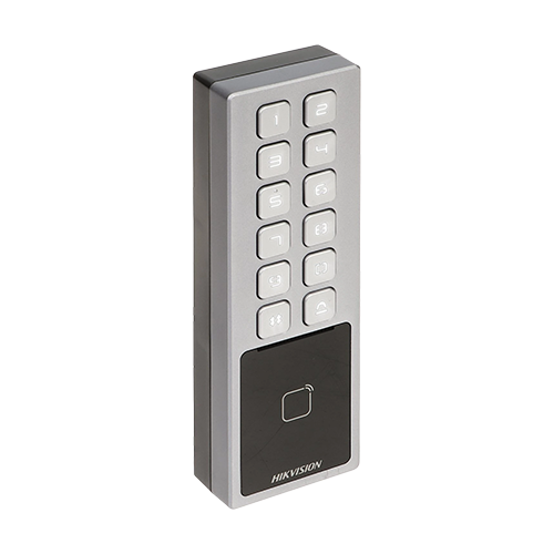 Terminal control acces Hikvision DS-K1T805MBWX, card Mifare, PIN, Bluetooth, Wi-Fi, OSDP, IP65