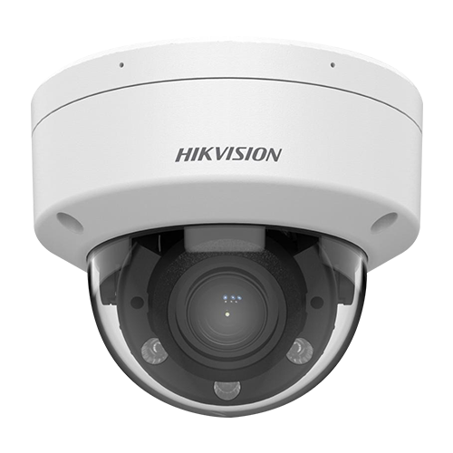 Camera IP dome 2MP Hikvision DS-2CD1723G2-LIZU, varifocala 2.8-12 mm, IR si lumina alba 30 m