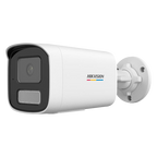 Camera IP bullet 4MP Hikvision DS-2CD1T47G2H-LIU, lentila 2.8 mm, IR si lumina alba 50 m, microfon