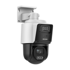 Camera TandemVu PTZ IP 4MP + 4MP Hikvision DS-2SE3C410MWG-E14, zoom optic 10x, IR 80 m, PoE+, IP66