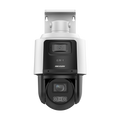 Camera TandemVu PTZ IP 4MP + 4MP Hikvision DS-2SE3C410MWG-E14, zoom optic 10x, IR 80 m, PoE+, IP66
