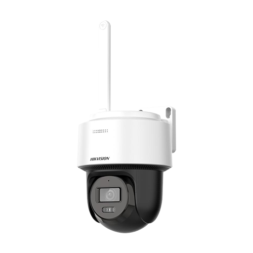Camera IP Wi-Fi mini PT 4MP Hikvision DS-2DE2C400IWG-W, lentila 2.8 mm, IR 30 m, audio bidirectional