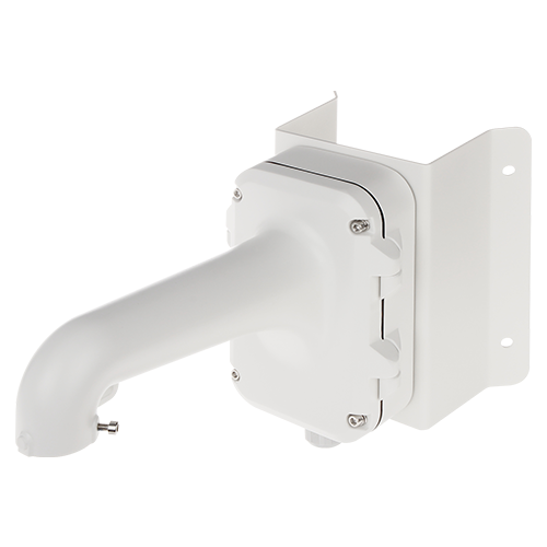 Suport de colt cu doza Hikvision DS-1604ZJ-BOX-CORNER pentru camere Speed Dome, max 10 kg, exterior