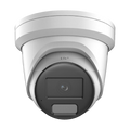 Camera IP turret 4K Hikvision DS-2CD2387G2H-LISU-SL, lentila 4 mm, IR si lumina alba 30 m, microSD