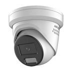 Camera IP turret 4K Hikvision DS-2CD2387G2H-LISU-SL, lentila 4 mm, IR si lumina alba 30 m, microSD