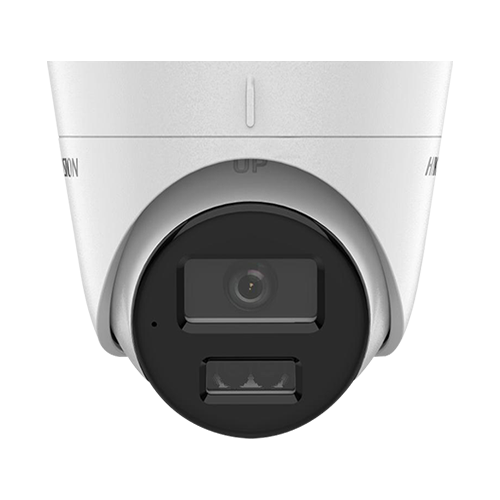 Camera IP turret 4MP Hikvision DS-2CD1343G2-LIUF, lentila 2.8 mm, IR si lumina alba 30 m, microfon